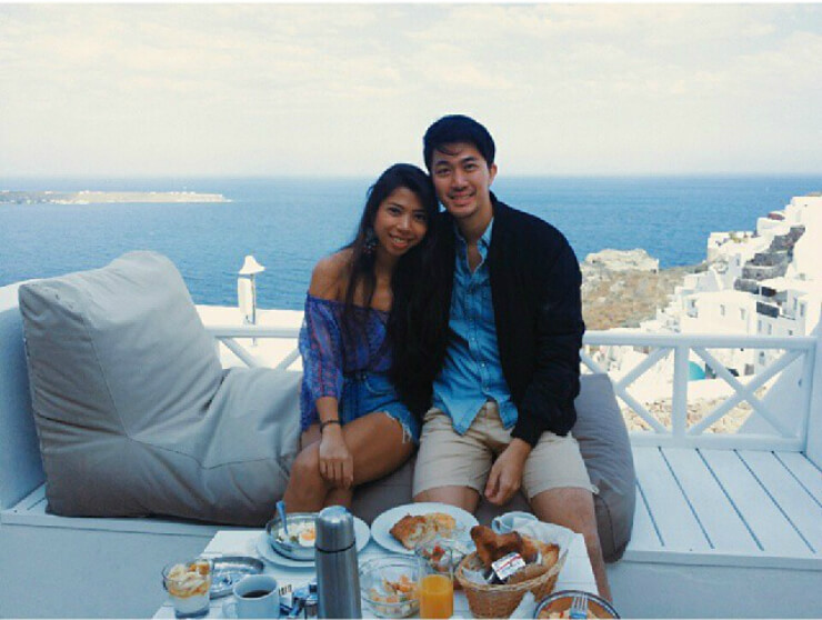 Santorini Couple