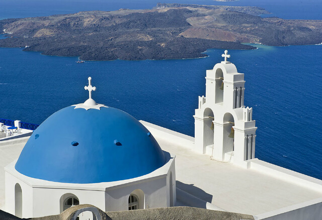 St. Gerasimos Christian Church in Santorini
