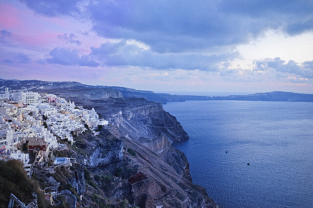 Oia view in Santorini