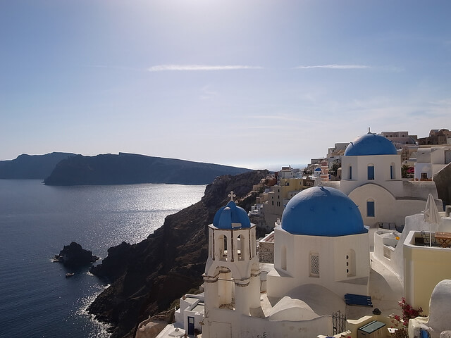 Oia view in Santorini